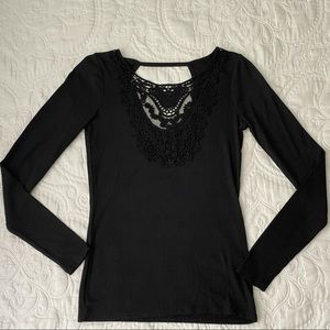Black long sleeve from Hollister